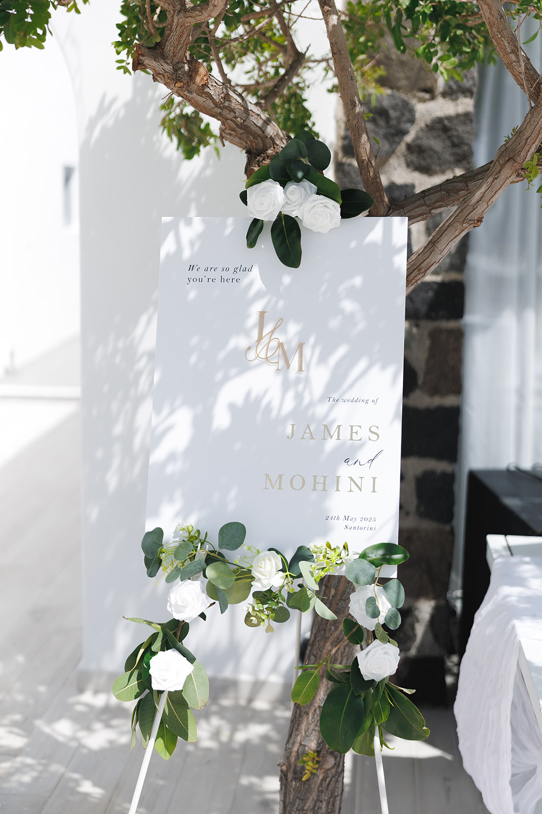 Elegant Wedding in Santorini - Mohini and James wedding - Marvellous Wedding