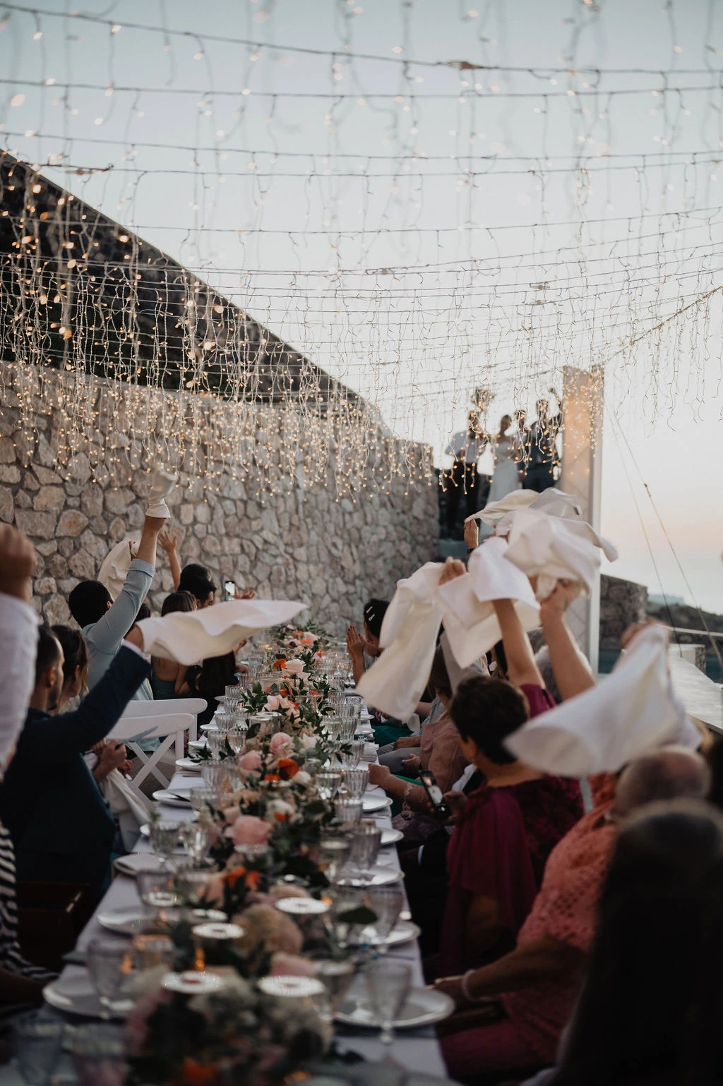 Get married in Santorini - wedding reception