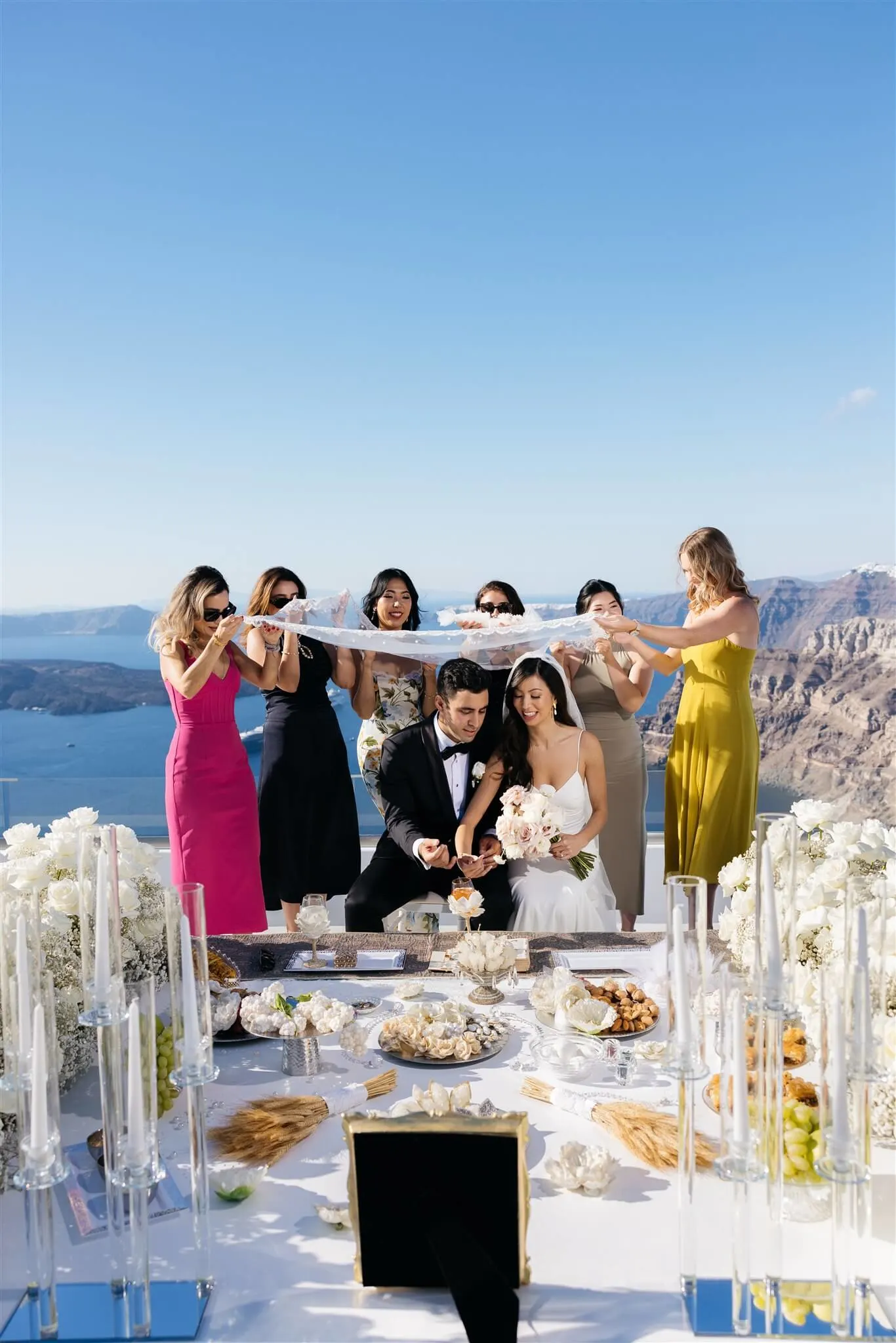 Multicultural Wedding in Santorini - Persian wedding customs - Marvellous Wedding